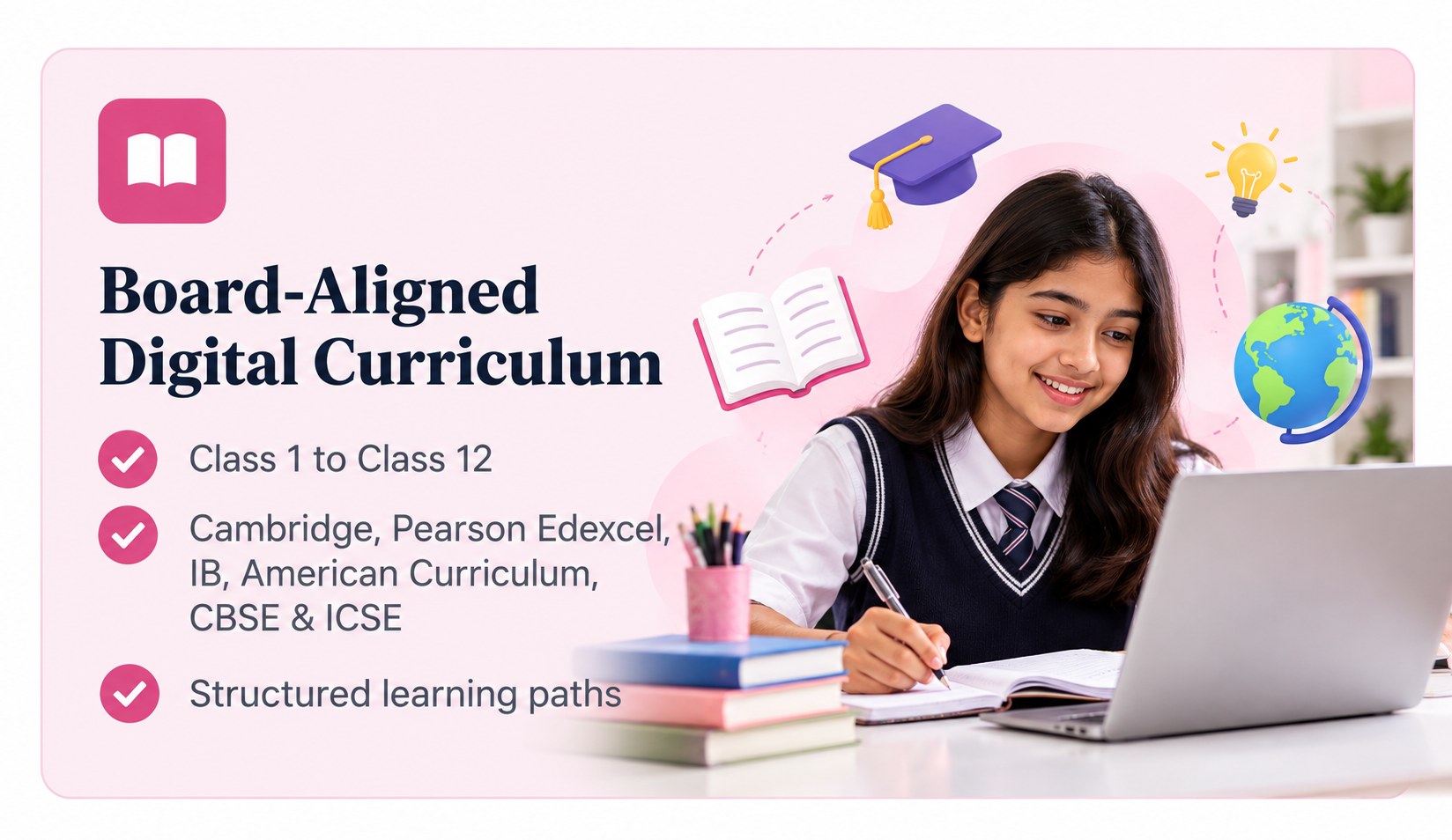 Board-Aligned Digital Curriculum